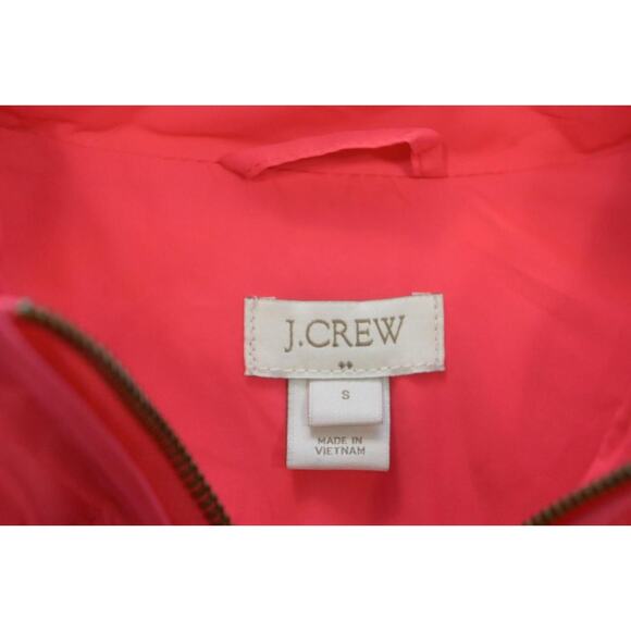 J Crew Puffer Vest Down Waterfowl Pink Full Zip Performance Womens Sz Small - Picture 8 of 9